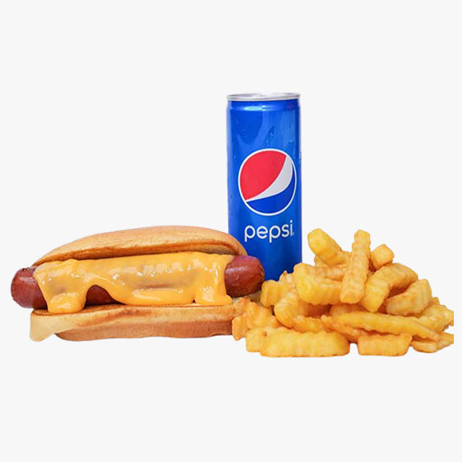 Cheese Hotdog Sandwich Meal